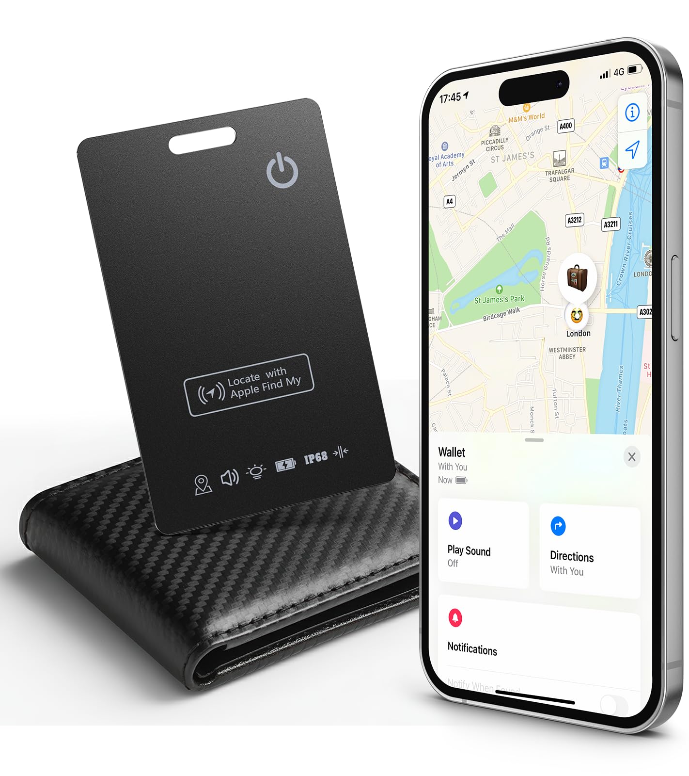 Amazon.com: LOXP Wallet Tracker Card – Works with Apple Find My